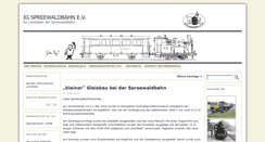 Desktop Screenshot of ig-spreewaldbahn.de
