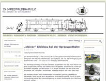 Tablet Screenshot of ig-spreewaldbahn.de